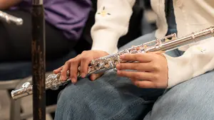 flute player
