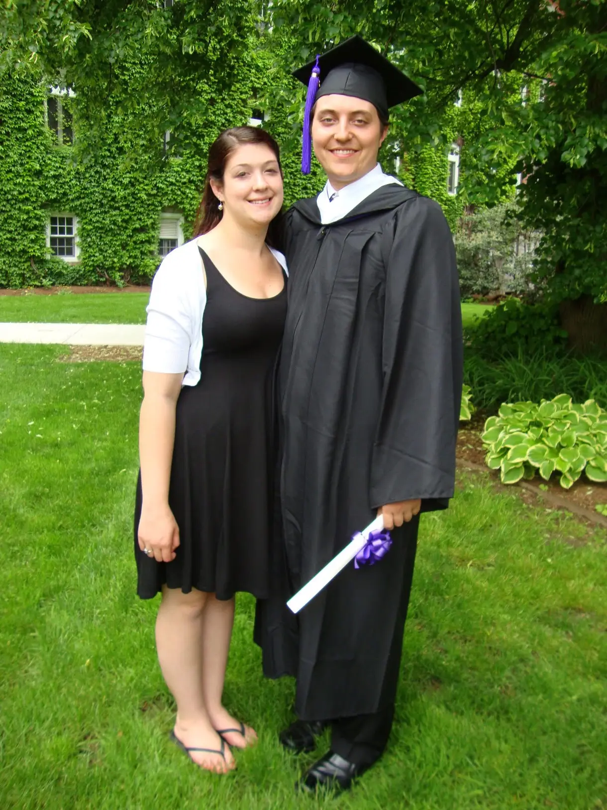 Zach Maybury at his graduation in 2012.