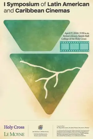 green triangle with a crack; film poster